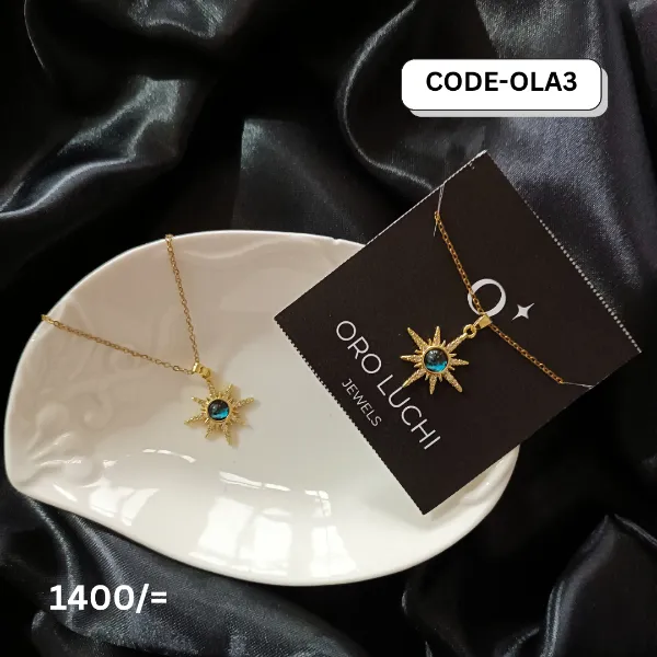 Oro Luchi Planet Zircon Full Diamond Starlight Necklace