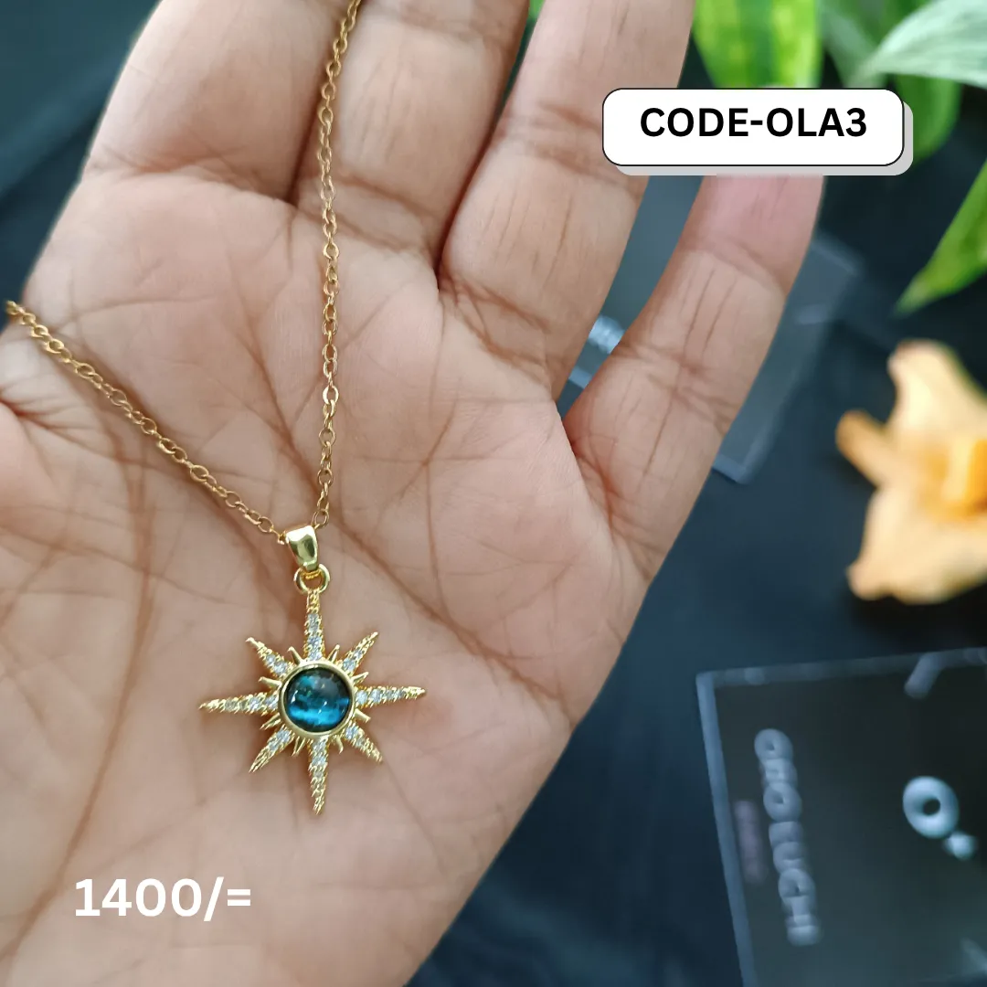 Oro Luchi Planet Zircon Full Diamond Starlight Necklace