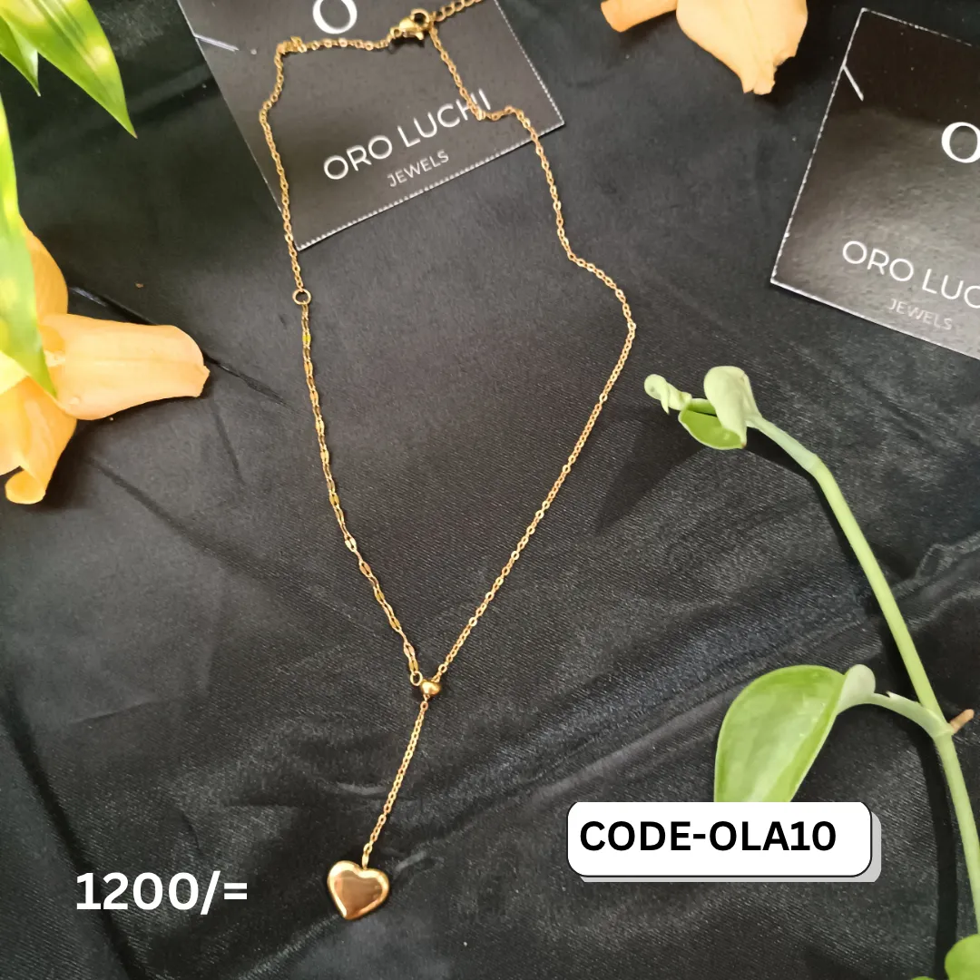 Oro Luchi Minimalist Versatile Love Heart Gold Necklace