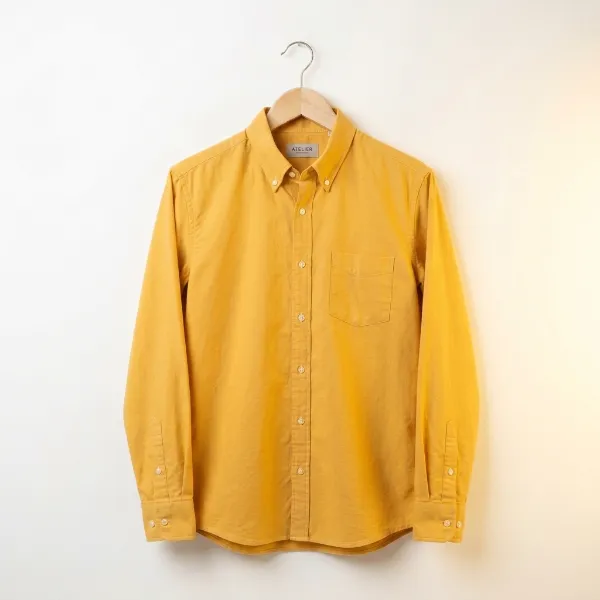Men's Olive Green Oxford Shirt