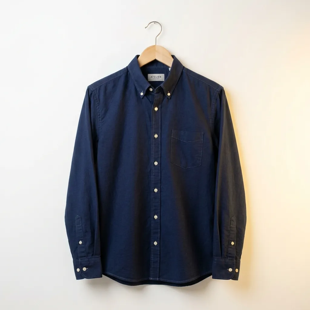 Men's Olive Green Oxford Shirt