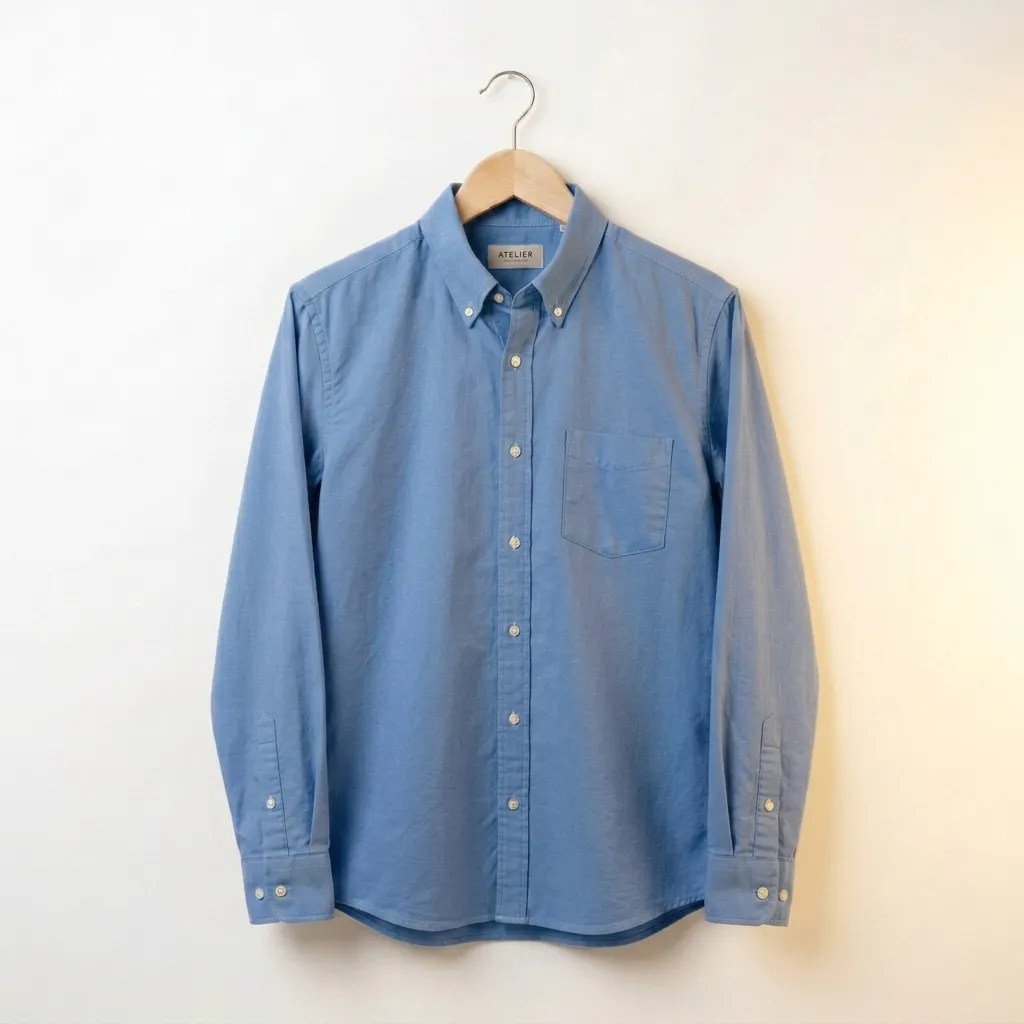 Men's Olive Green Oxford Shirt